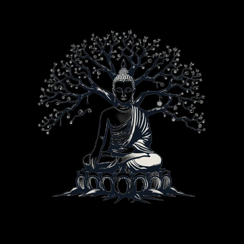 Buddha Meditation unter Bodhgaya Bodhi Baum