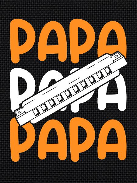 Harmonica Dad Father Harmonica