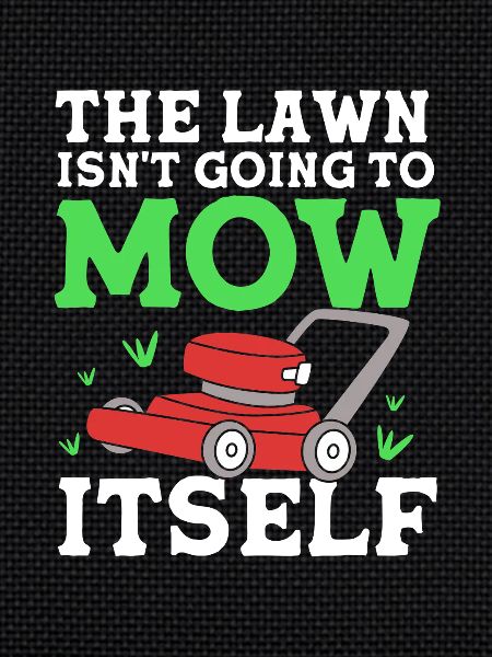Lawn mower lawn (meadow)