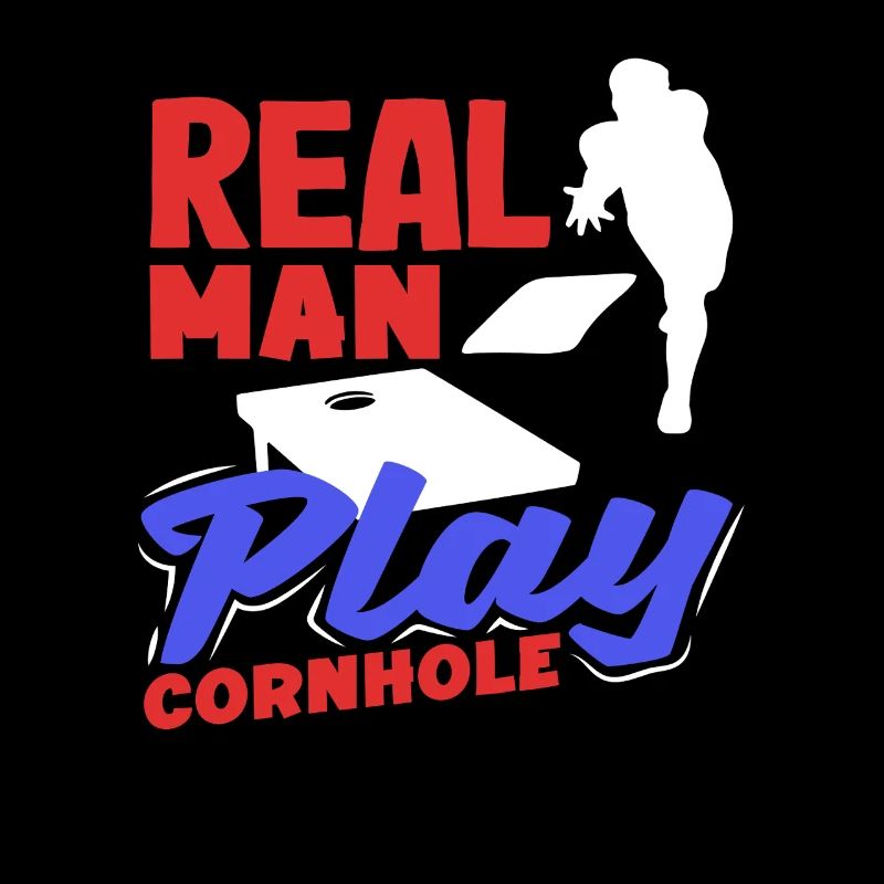 Echte Männer Spielen Cornhole Liebhaber
