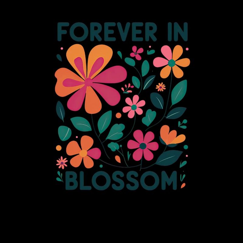 Für immer in Blüte – Blumen Design