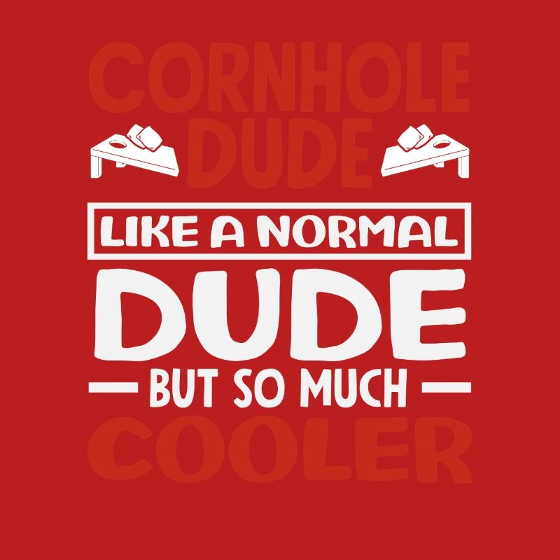 Cornhole Dude Cooler Cornhole Lover
