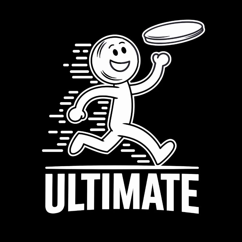 Funny Ultimate Frisbee Cartoon