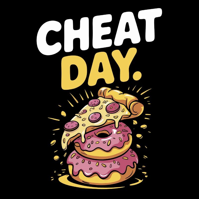 Cheat Day Fitness Genuss Pause Training Workout