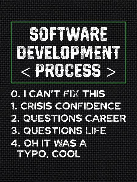 Softwareentwicklungsprozess Humor Programmierer