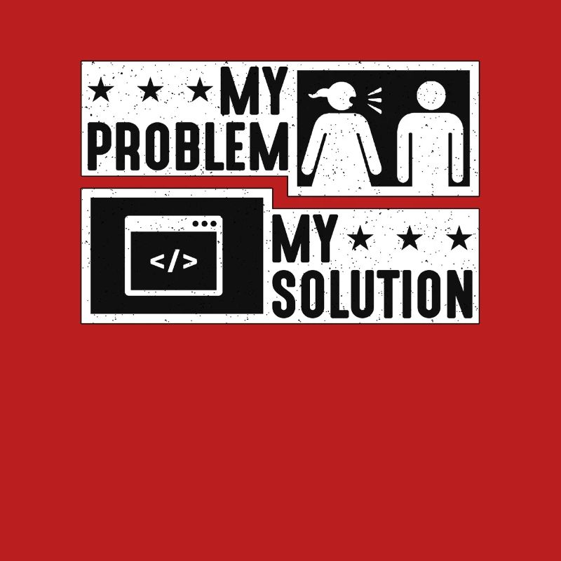 Online Coder My Problem My Pictogram Dad Developer