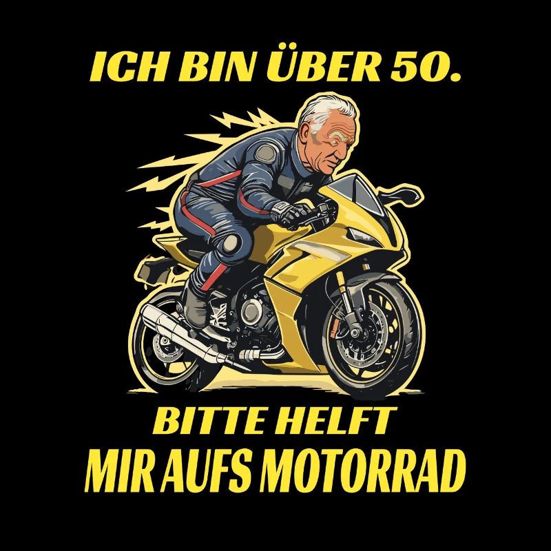 Ich Bin Über 50 Bitte Helft Mir Aufs Motorrad