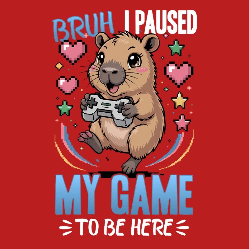 Capybara Gamer Gaming