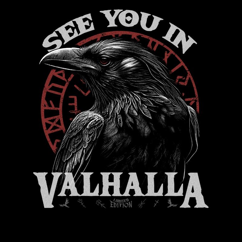 Valknut Viking Wir sehen uns in Walhalla See You