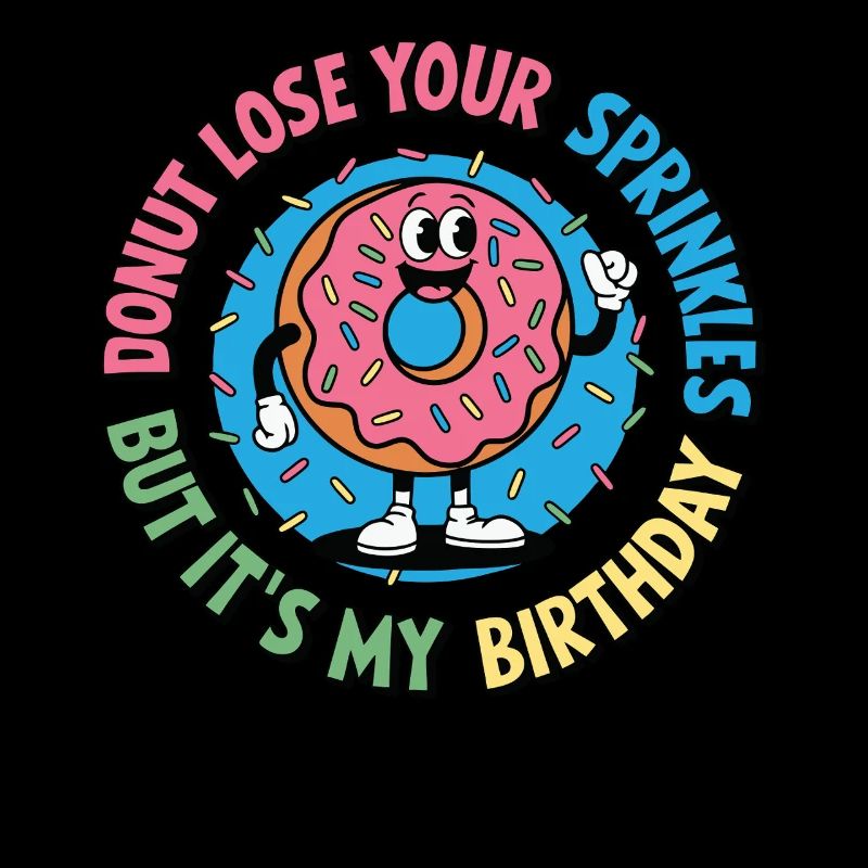 Birthday Donut Funny Design