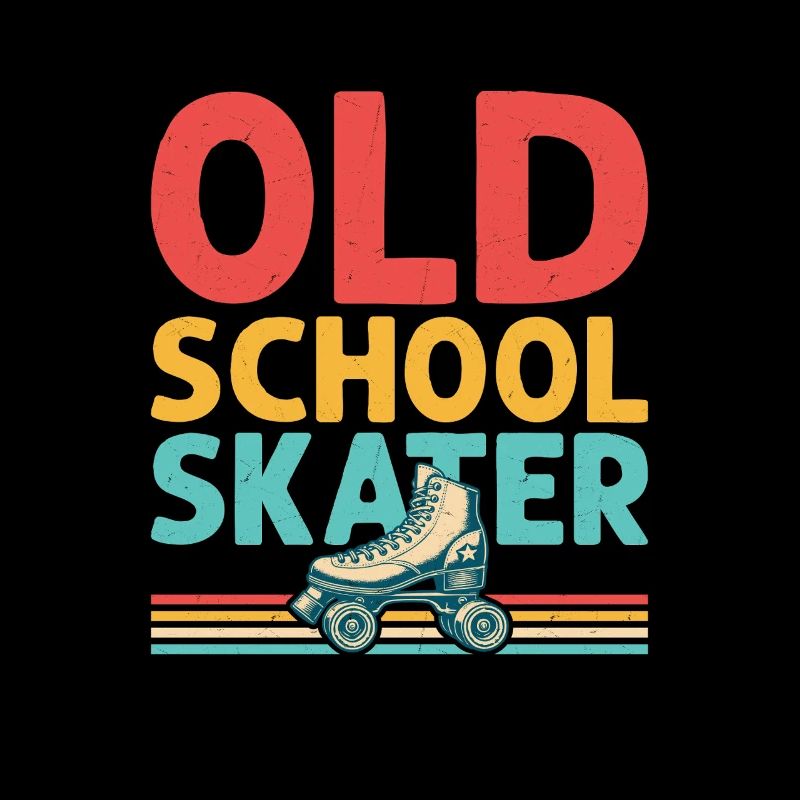 Patineur à l’ancienne Roller Derby