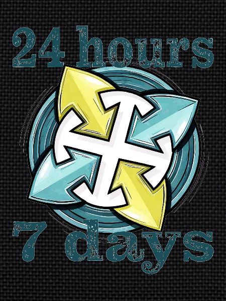 24 hours 7 days