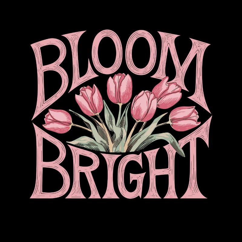 Bloom Bright Tulpenblüten Lebendig