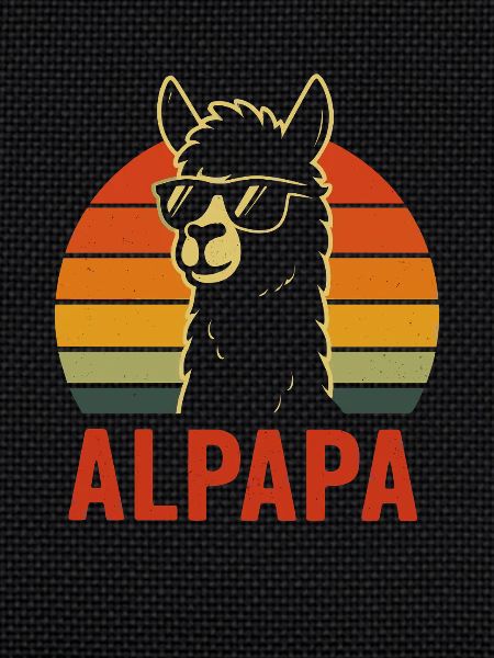 Funny Alpaca Dad