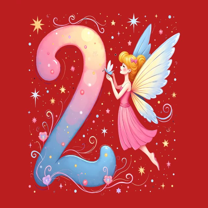 Douce Fée 2ème Anniversaire pour les filles