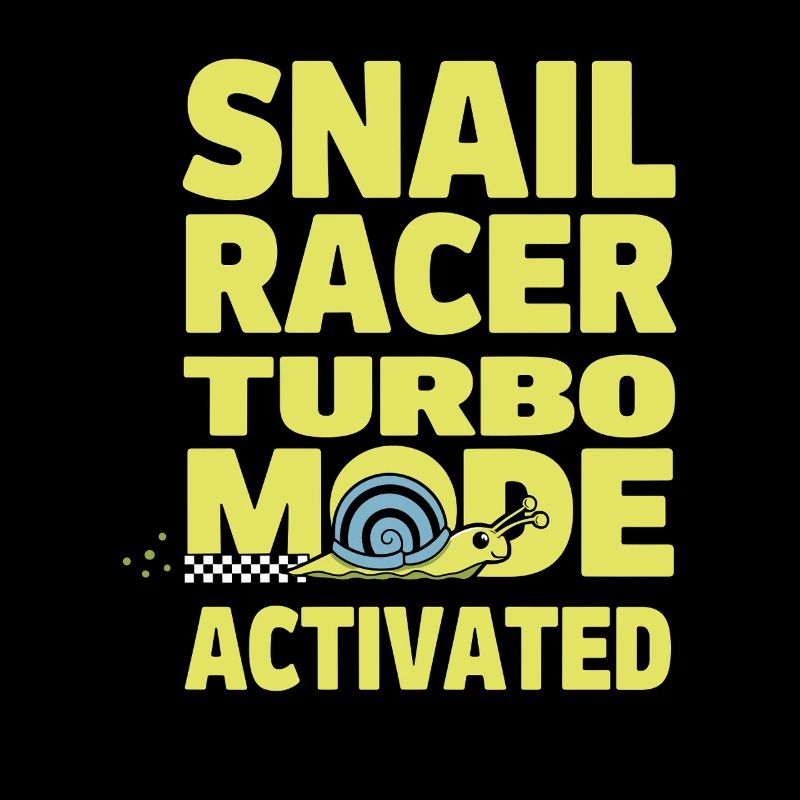 Snail Racing -enthusiast Coureur lent et régulier