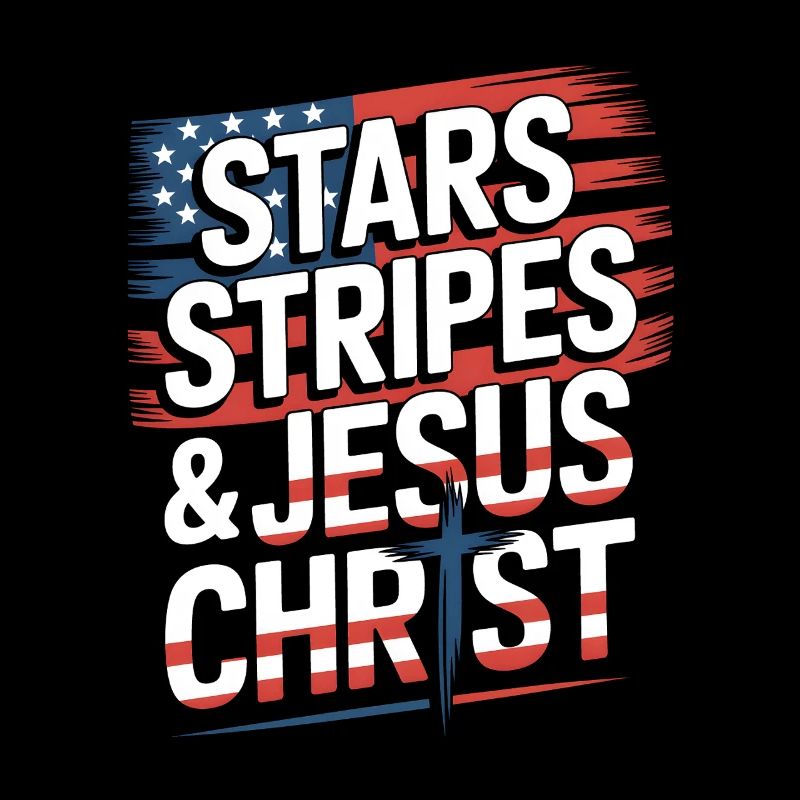 Croyant américain chrétien 4 juillet Jésus