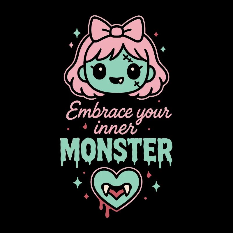 Kawaii Horreur Effrayant Mignon Pastel Goth Doux Effrayant