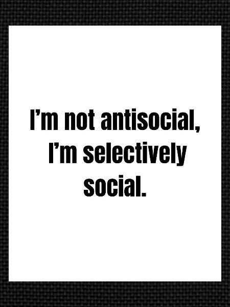 Selektiv sozial – introvertierte Definition