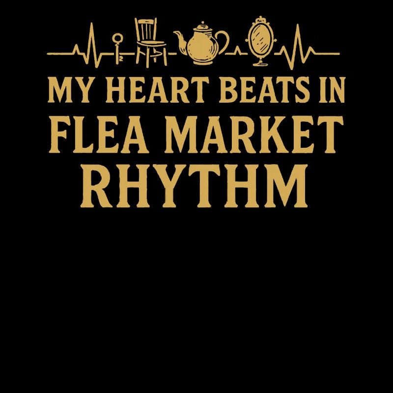 Mein Herz Schlägt Im Flohmarkt Rhythmus