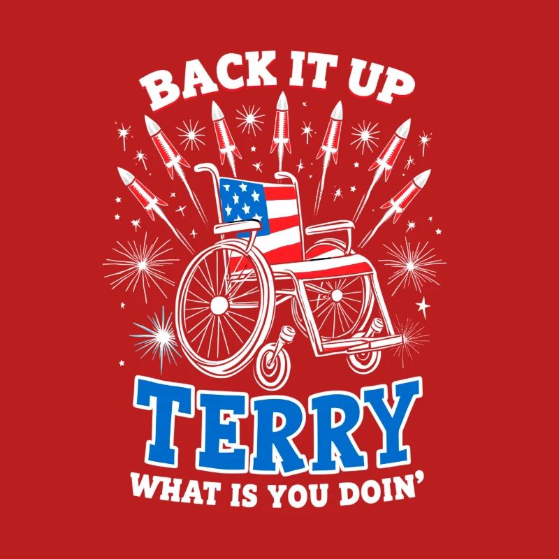 Back It Up Terry Feuerwerk Rollstuhl