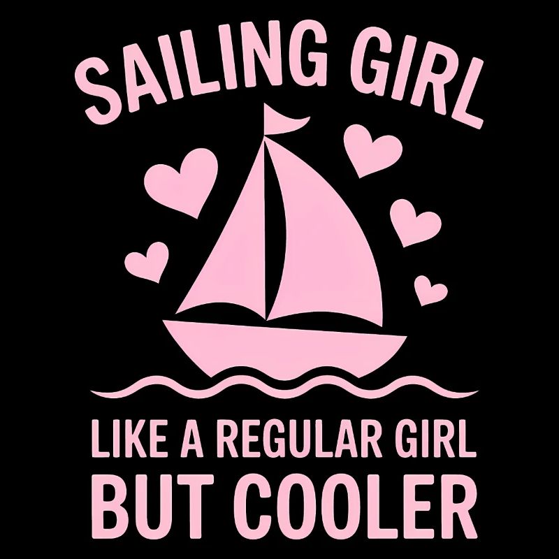 Sailing Saying Girl Sailor Sailing Gift