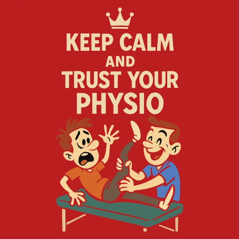 Physiotherapist Keep calm Trust