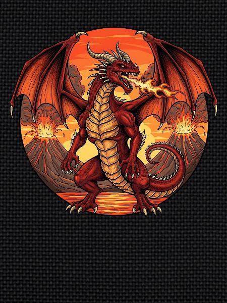 Roter Drache