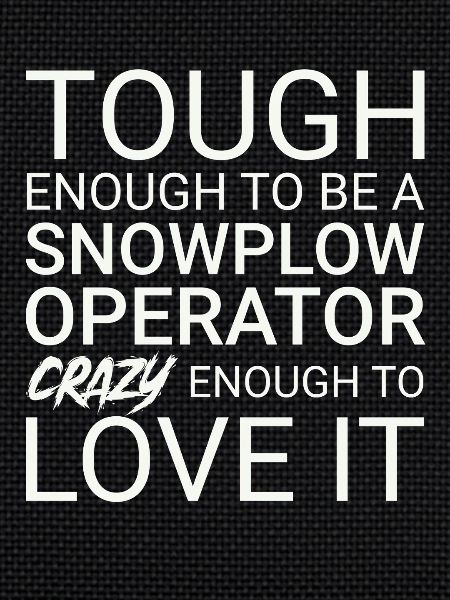 Snowplow Operator Crazy Schneepflugfahrer