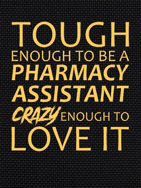 Pharmacy assistant Crazy