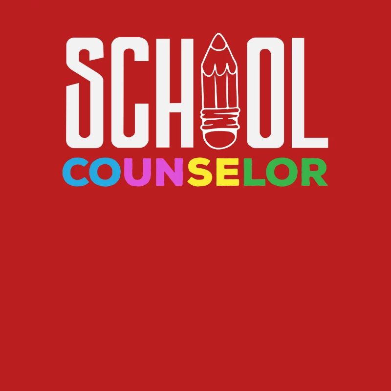 Conseiller d’école Conception de crayon de couleur