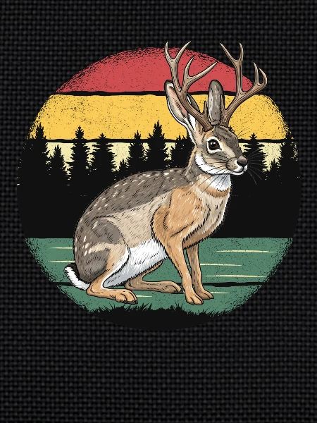 Retro Jackalope