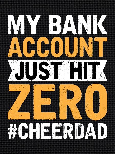 Cheer Dad Compte Bancaire Zéro