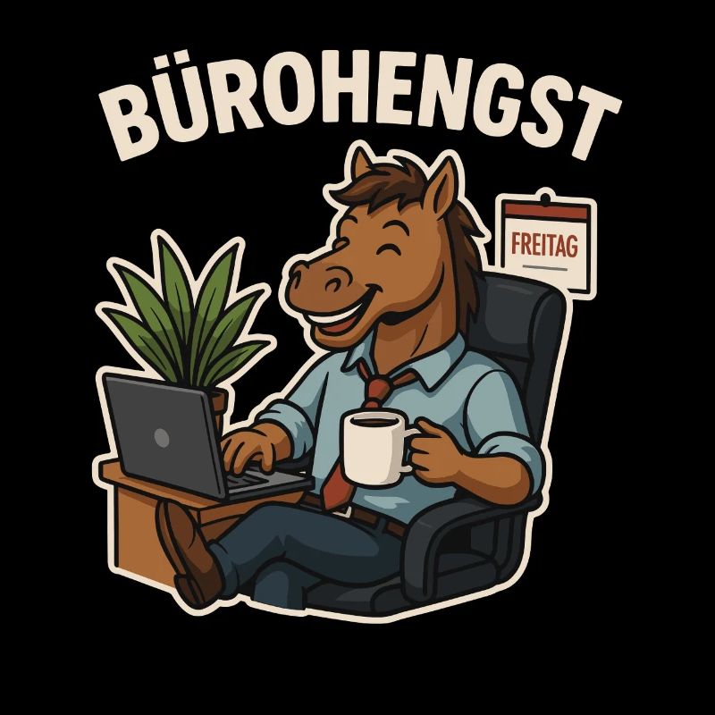 Office Stallion - Chemise de bureau drôle