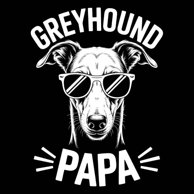 Greyhound Spruch Windhund Papa Greyhound Geschenk