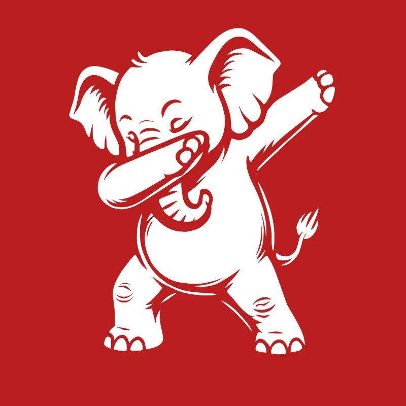 Elephant dabbing - Dab Dance - Gift