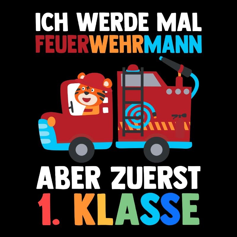 Feuerwehr Erste Klasse Einschulung Schulkind