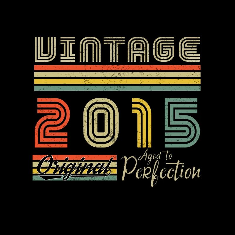 2015 Vintage Born 2015 Vintage Geburtstagsgeschenk
