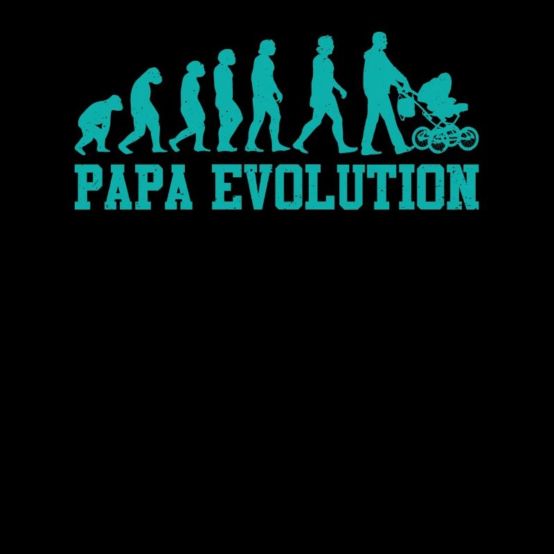 Zukünftiger Vater PAPA EVOLUTION Lustiges