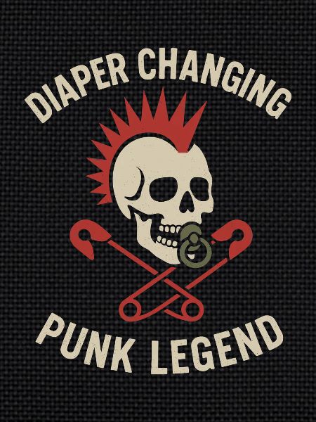 Punk Dad Alternative Vaterschaft Rebellischer