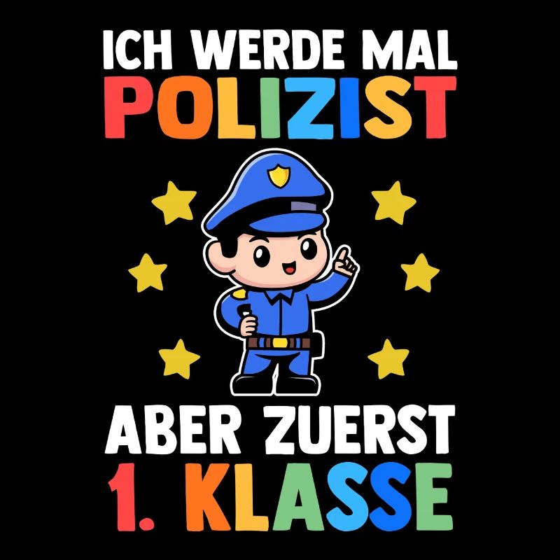 Policeman First Grade School Enrollment Schoolchild