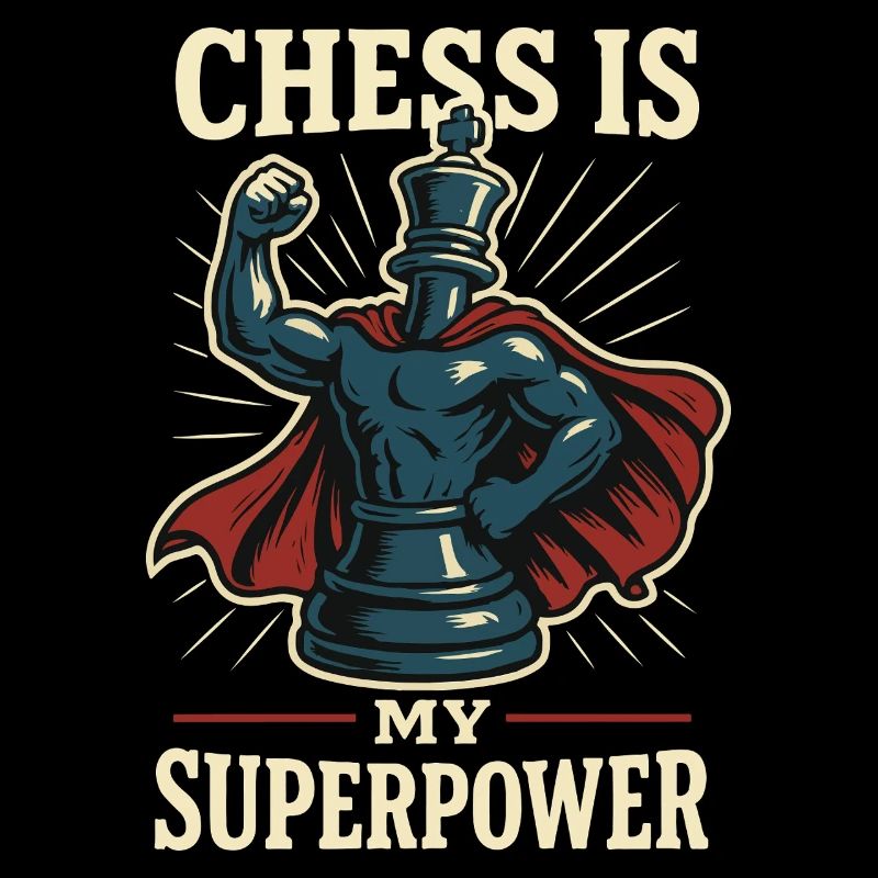 Chess is my superpower funny chess player