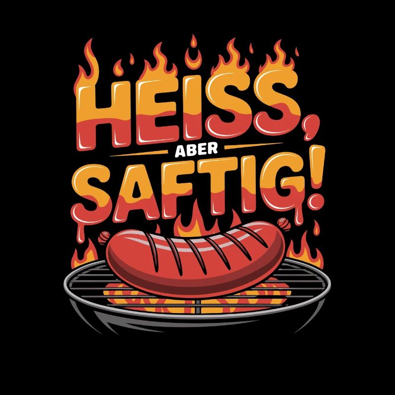 Hot but juicy sausage grilling Enjoyable BBQ