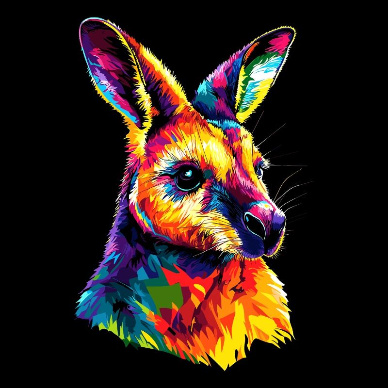 Wallaby Australien Outback Wildes Süßes Känguru