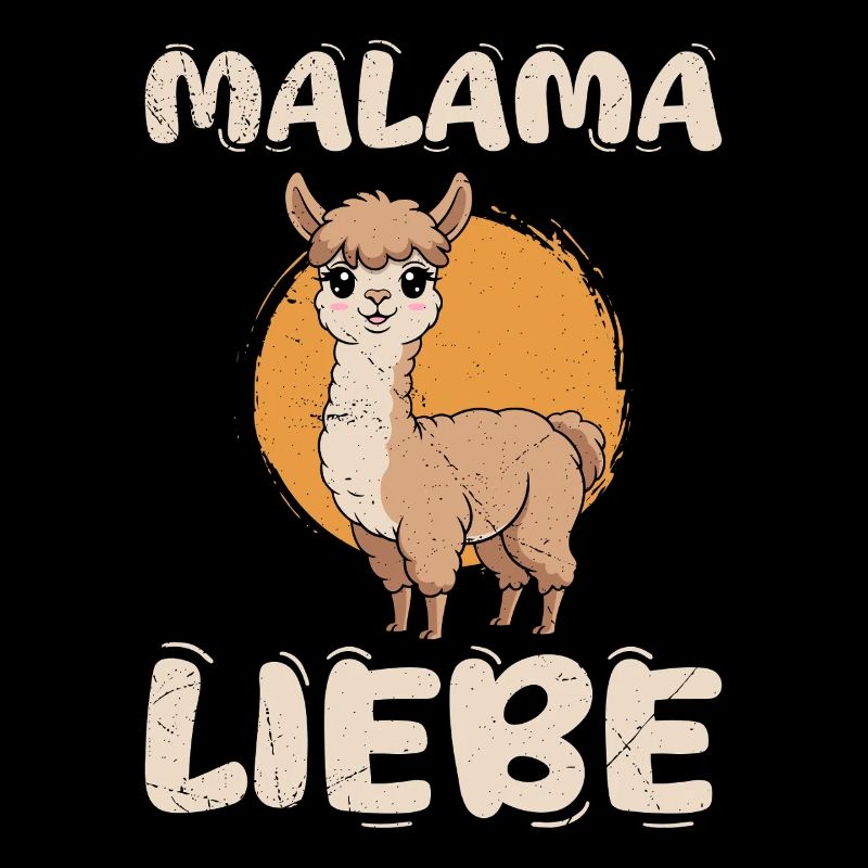 Bald Mama MALAMA LIEBE Retro Lustiges