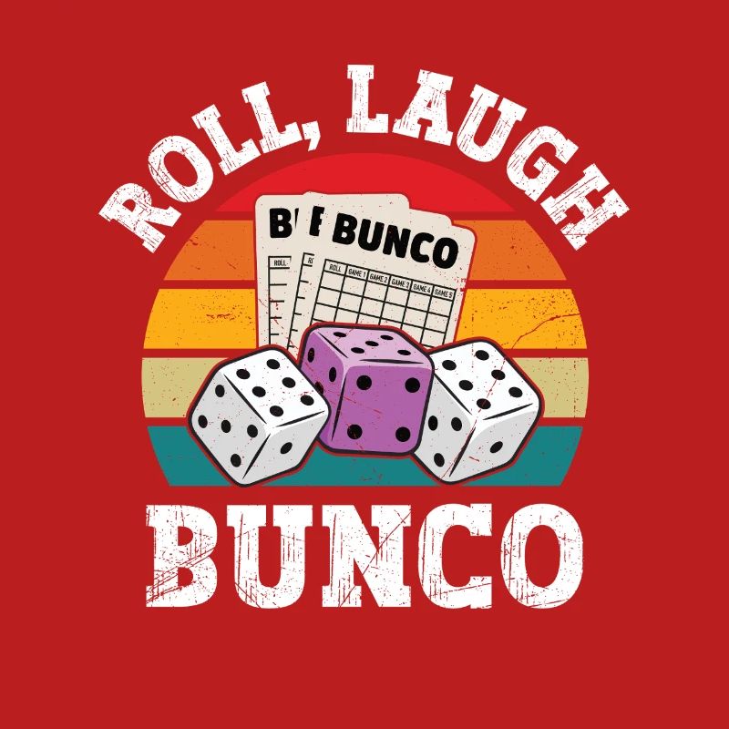 Retro Bunco Gift Bunco Shirt Dice