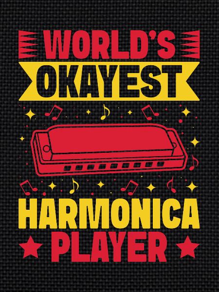 Funny Harmonica Player Okayest Harmonica