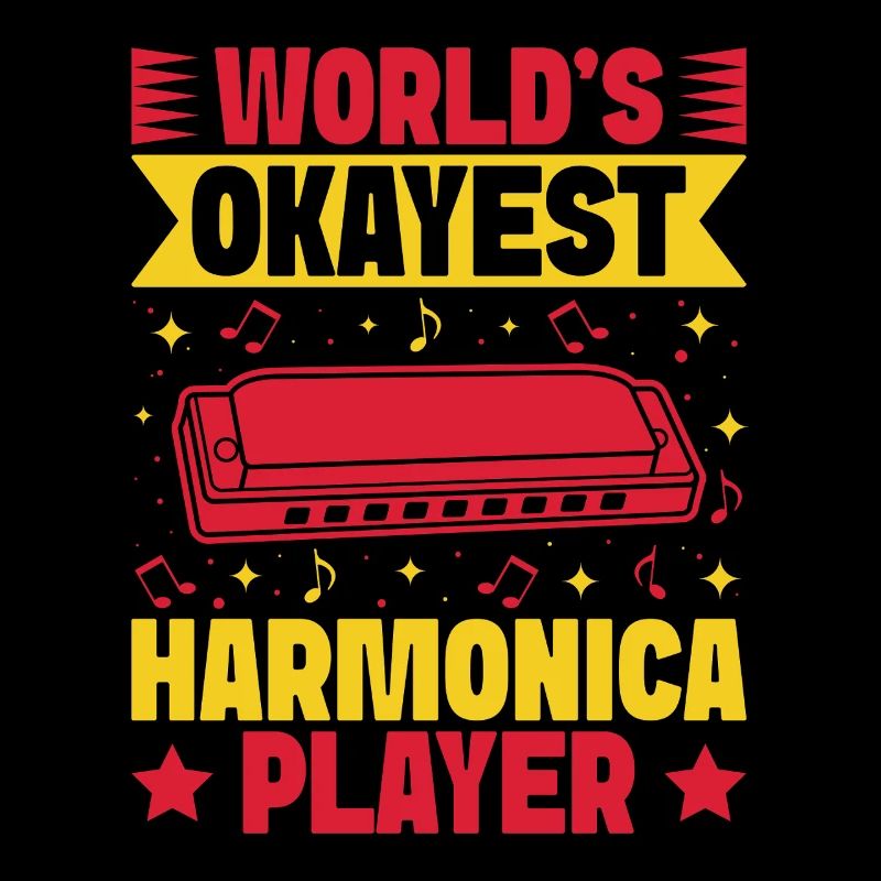 drôle d’harmoniciste Okayest Harmonica