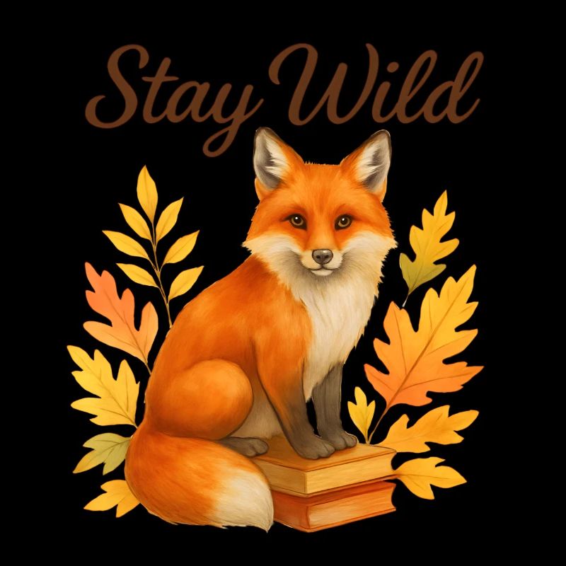  Stay Wild – Herbstlicher Fuchs