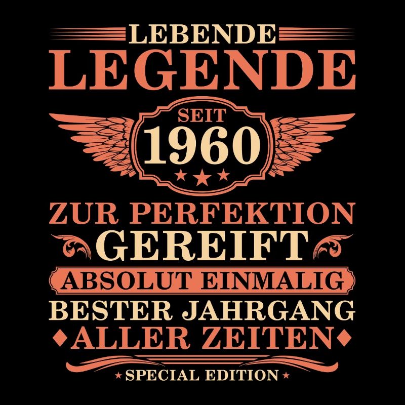 65e anniversaire Année millésime 1960